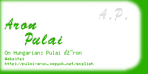 aron pulai business card